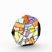 Kirchenfenster Botterens FR Suisse Fotoblock Fotoblokken (Links)