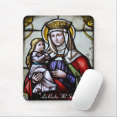 Kirchenfenster La Roche FR Suisse Mousepad Muismat (Met muis)