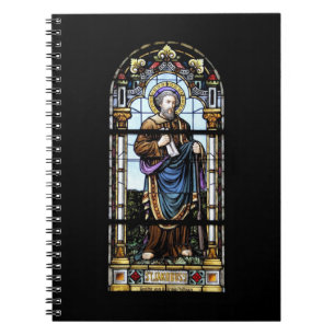 Kirchenfenster Plaffeinen Schweiz/Suisse Nootbook Notitieboek