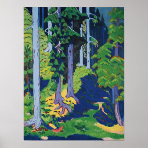 Kirchner - Bosinterieur Poster