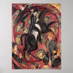 Kirchner Circus Ruiter Expressionistische Kunst Poster