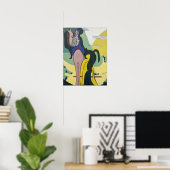 Kirchner - De ruiter Poster (Thuiskantoor)
