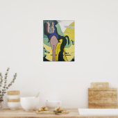 Kirchner - De ruiter Poster (Keuken)