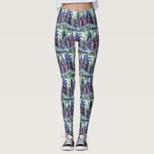 Kirchner Gezicht op Dresden Schlossplatz Fijne Kun Leggings