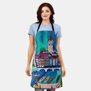 Kirchner Stadsgezicht Zürich Expressionistische Ku Schort