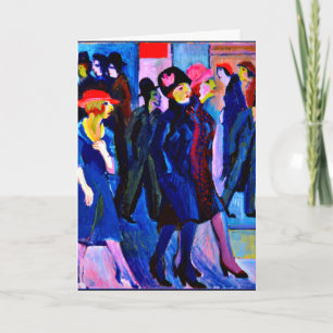 Kirchner - Street Scene, 1926 Kaart