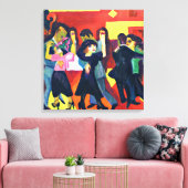 Kirchner - Tango Tea Canvasprint Canvas Afdruk (Insitu (Woonkamer))