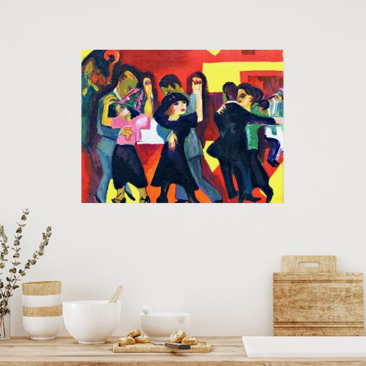 Kirchner - Tango Tea door Ernst Kirchner, Poster (Keuken)