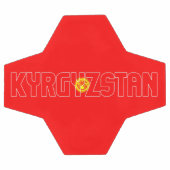 Kirghizistan Drapeau adorable patriotique (Plat)