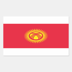 Kirgizië Vlag Sticker