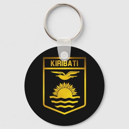 Kiribati Emblem Sleutelhanger (Voorkant)