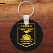 Kiribati Emblem Sleutelhanger (Voorkant)