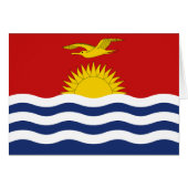 Kiribati Flag (Voorkant Horizontaal)