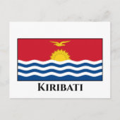 Kiribati Flag Briefkaart (Voorkant)