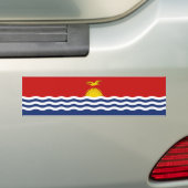Kiribati Flag Bumpersticker (Op auto)