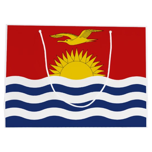 Kiribati Flag Groot Cadeauzakje (Achterkant)