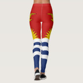 Kiribati Flag Leggings (Achterkant)