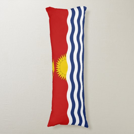 Kiribati Flag Lichaamskussen (Voorkant Verticaal)