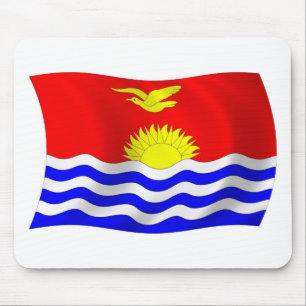 Kiribati Flag Mousepad Muismat