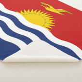 Kiribati Flag Sherpa Deken (3/4)