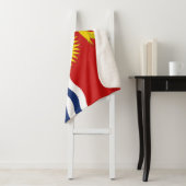 Kiribati Flag Sherpa Deken (In situ)