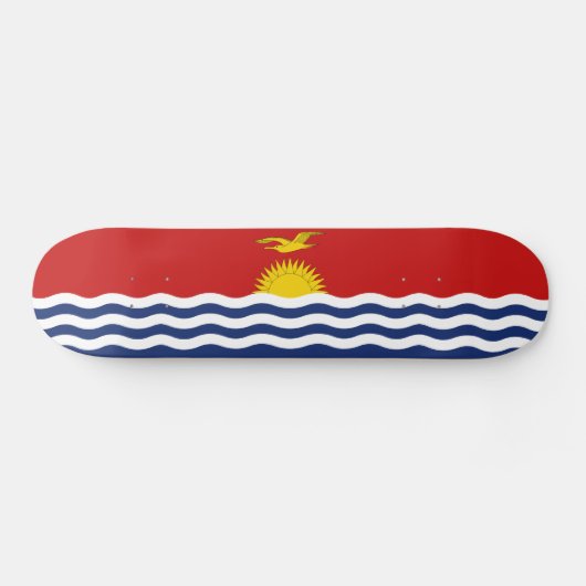 Kiribati Flag Skateboard (Horizontaal)