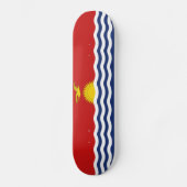 Kiribati Flag Skateboard (Voorkant)