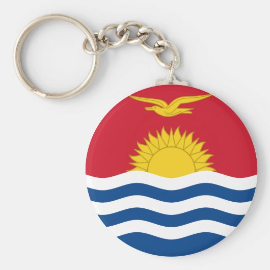 Kiribati Flag Sleutelhanger (Voorkant)