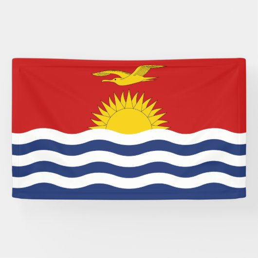 Kiribati Flag Spandoek (Horizontaal)