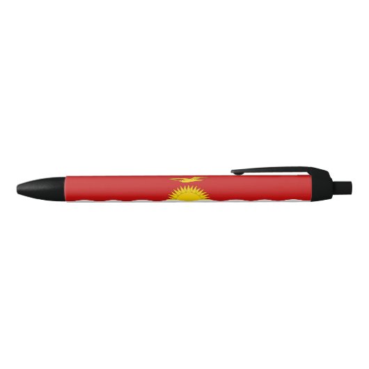 Kiribati Flag Zwarte Inkt Pen (Bovenkant)