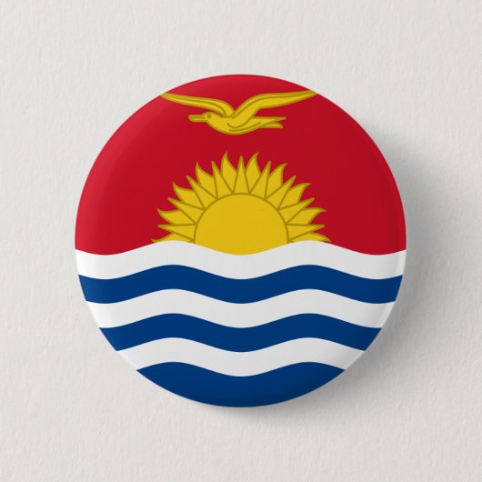 kiribati ronde button 5,7 cm (Voorkant)