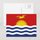 Kiribati-vlag Briefkaart (Voorkant / Achterkant)