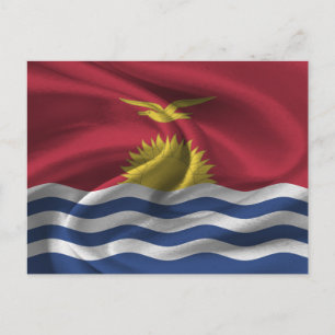 Kiribati-vlag Briefkaart