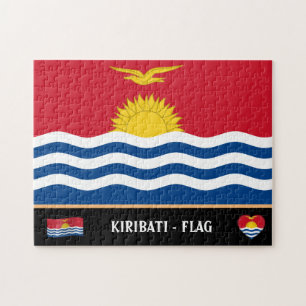 Kiribati Vlag & Kiribati-land/Kiribati-eilanden Legpuzzel