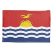 Kiribati Vlag Kussensloop (Achterkant)