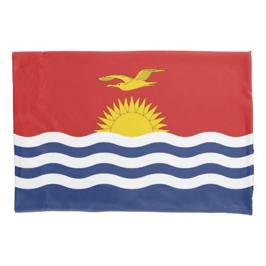 Kiribati Vlag Kussensloop (Voorkant)