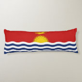 Kiribati-vlag Lichaamskussen (Achterkant)