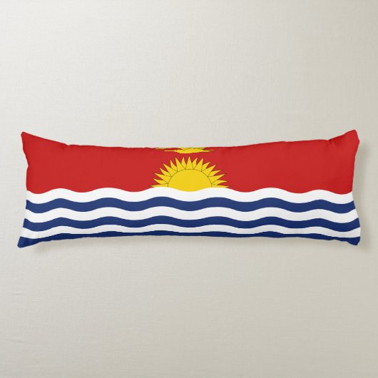 Kiribati-vlag Lichaamskussen (Voorkant)