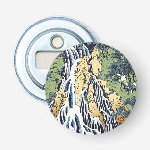 Kirifuri waterval bij de Kurokami-berg Housai Button Flesopener