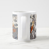 Kirifuri Waterval op Mount Kurokami in Shimotsuke Extra Grote Beker (Achterkant)