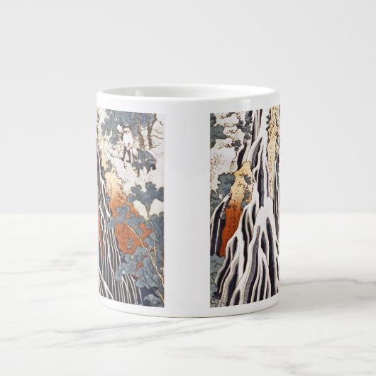 Kirifuri Waterval op Mount Kurokami in Shimotsuke Extra Grote Beker (Voorkant)