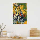 Kirifuri Waterval op Mount Kurokami in Shimotsuke Poster (Keuken)
