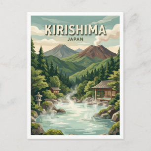 Kirishima Onsen Japan Briefkaart