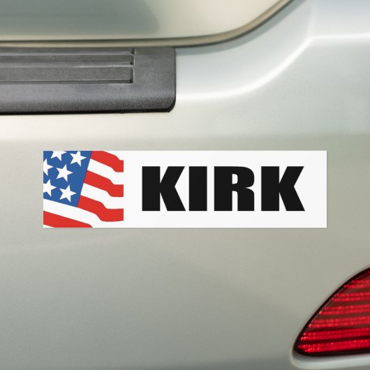 KIRK 2010 BUMPERSTICKER (Op auto)