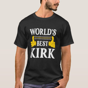 Kirk Achternaam Funny Team Familie Achternaam Worl T-shirt