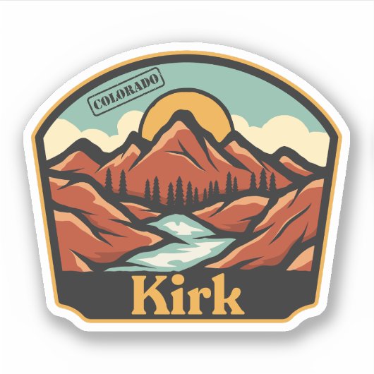 Kirk, Autocollant Colorado (Devant)