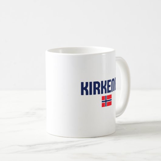 KIRKENES Noorwegen Koffiemok (Voorkant rechts)