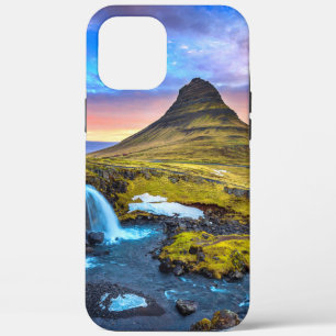 Kirkjufell berg IJsland (alle telefoons) iPhone 12 Pro Max Hoesje