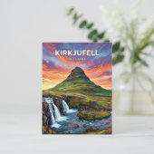Kirkjufell IJsland Briefkaart (Staand voorkant)