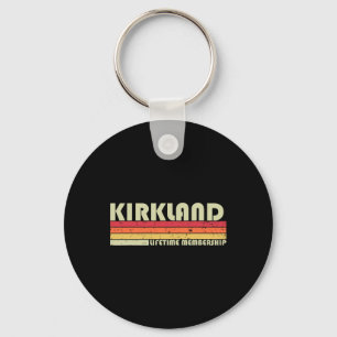 Kirkland Achternaam Grappig Retro Vintage 90s Verj Sleutelhanger